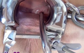 Extreme Cervix Play and Peehole Play at once