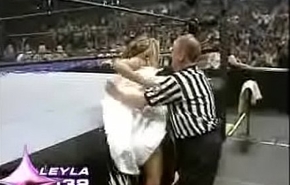 WWE Raw July 4th 2005 - Bikini Boot Camp - Leyla Nipple Faux pas (2005 Divas Search) - Porn Sex Nude Supernova Blooper Clamp