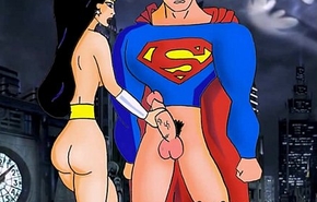 Batman and Superman significant toons lovemaking