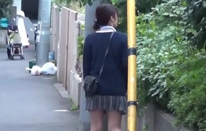 Asian tot pees publicly