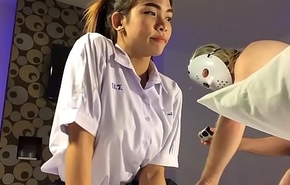 Thai Shemale Schoolgirl Ploy Fucked