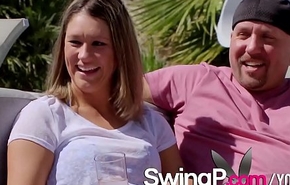 Swinger wife hopes her costs lets lose give enjoy swinger chorus unite