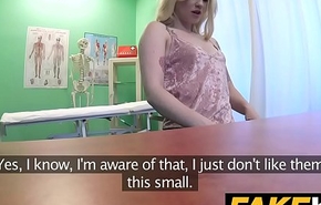 Fake Hospital Fit blonde sucks cock so doctor gives will not hear of bigger special
