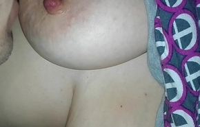 found my sister grab some shut-eye with her tits widely and i sucked them