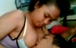Malay Busty Babe Gives Blowjob