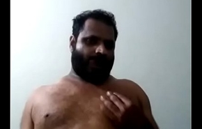 Indian uncaring bear daddy jerking