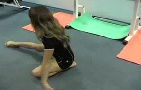 Accommodative gymnast acquires fucked